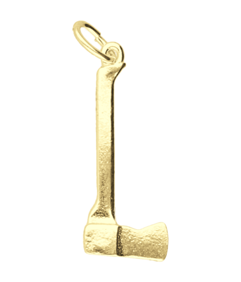 Golden Axe Small Necklace Pendant