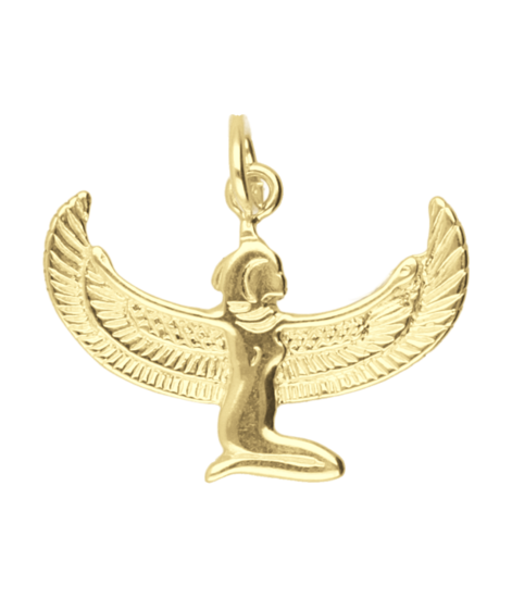 Gouden Godin Isis ketting hanger