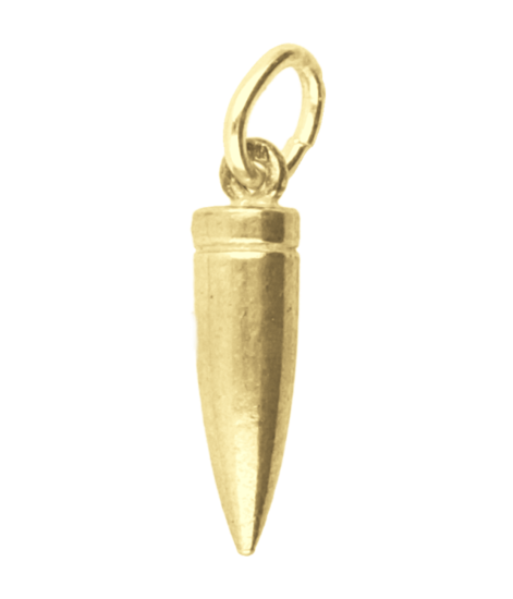 Gouden Kogel ketting hanger