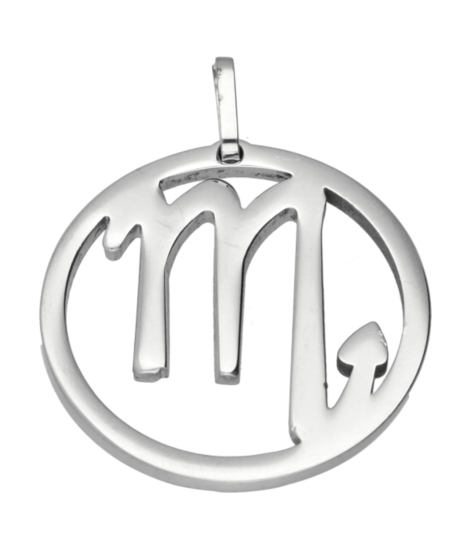 RVS Sterrenbeeld Schorpioen design ketting hanger - edelstaal