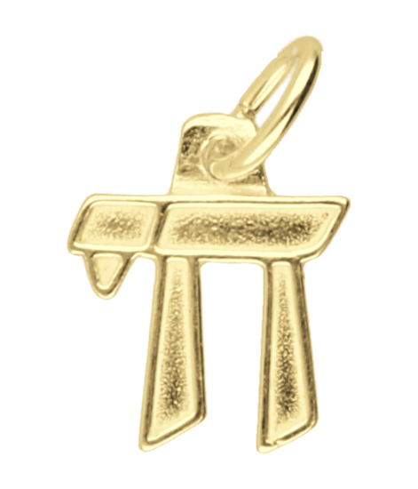 Gouden Chai teken ketting hanger