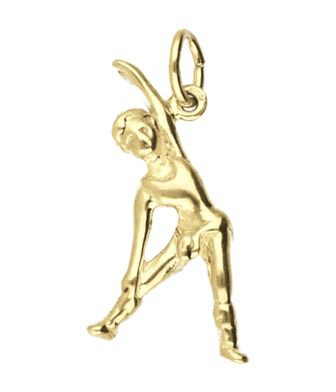 Gouden fitness kettinghanger