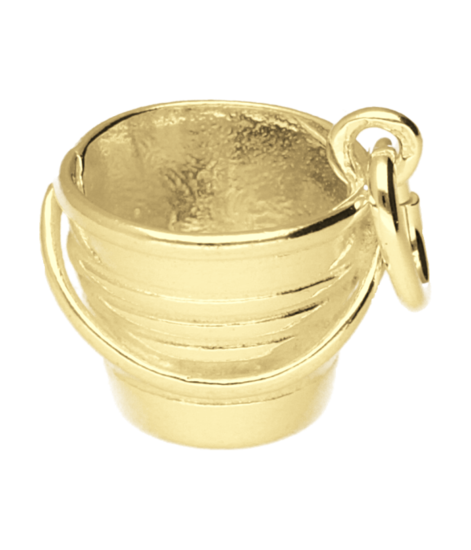 Gouden Emmer kettinghanger
