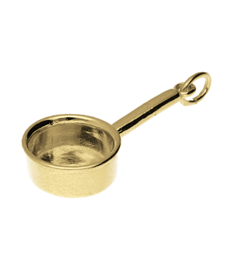 Gouden Steelpan kettinghanger