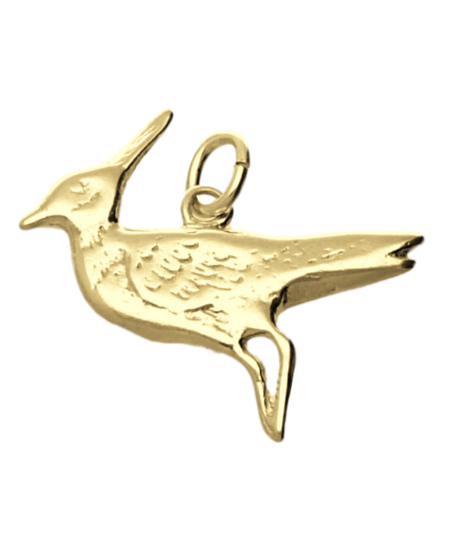 Gouden Kievit middel kettinghanger