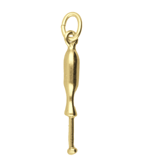 Gouden Kantklos ketting hanger