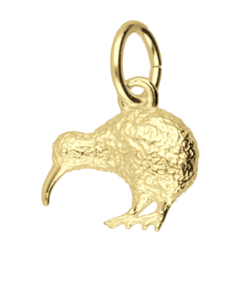 Gouden Kiwi kettinghanger