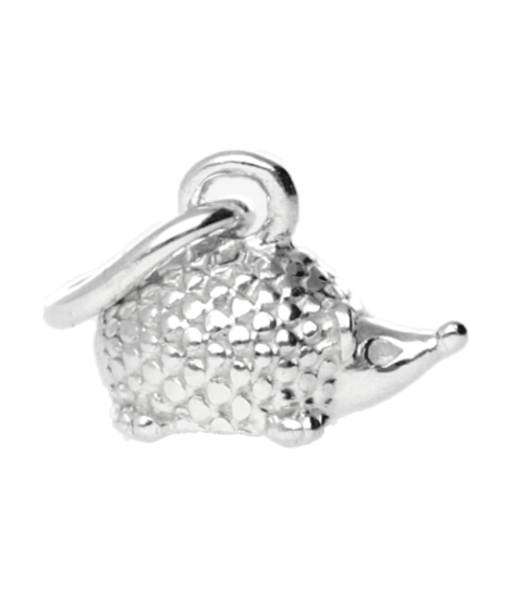Zilveren Egel klein kettinghanger