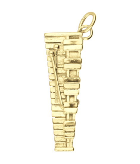 Gouden Xylofoon kettinghanger