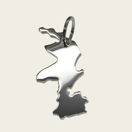 Zilveren Provincie Limburg ketting hanger