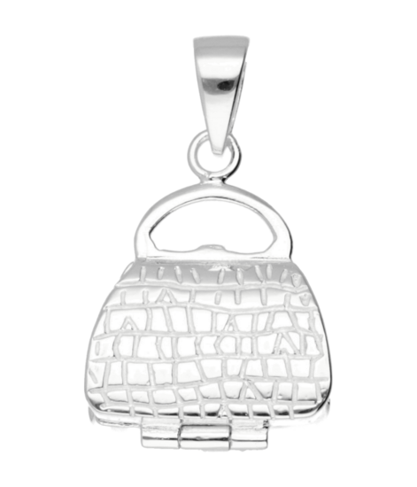 Silver Gucci Prada Openable Chain Bag 