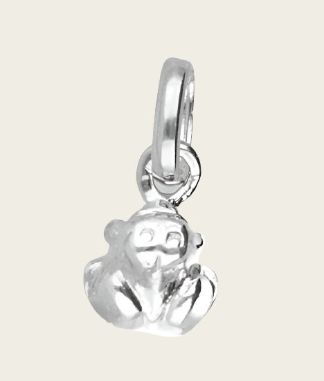 Silver Frog small necklace pendant 