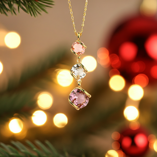 Andrea Marazzini Bubble Iris swarovski kristallen ketting hanger + 45 cm ketting