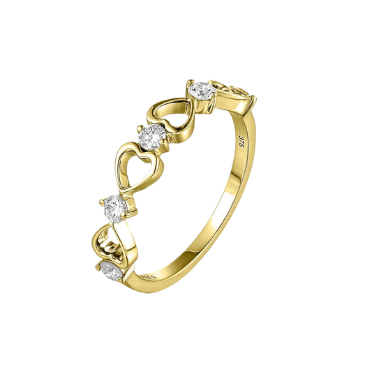 Gouden damesring 9 karaat 375 met 0,32 ct diamant LG 909-007