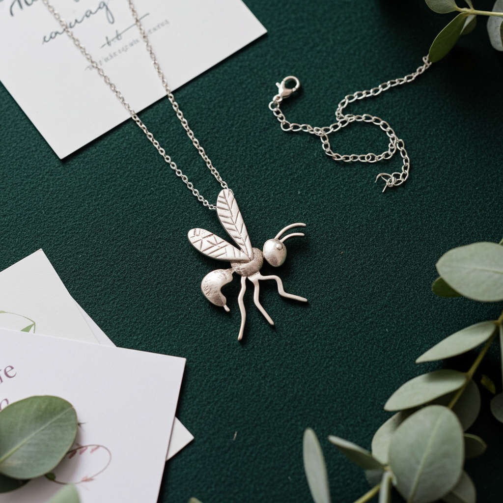 Zilveren Mug mat kettinghanger