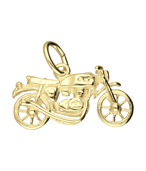 Zilveren Motor ketting hanger - 4