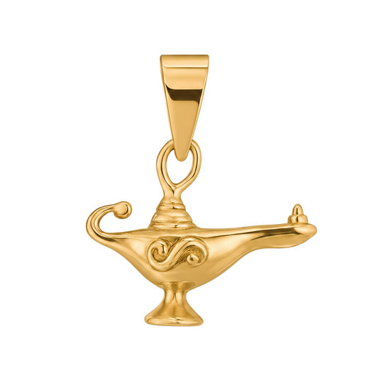 Silver Kart Car Necklace Pendant