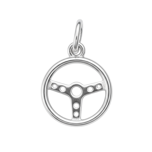 Zilveren Sportstuur kettinghanger
