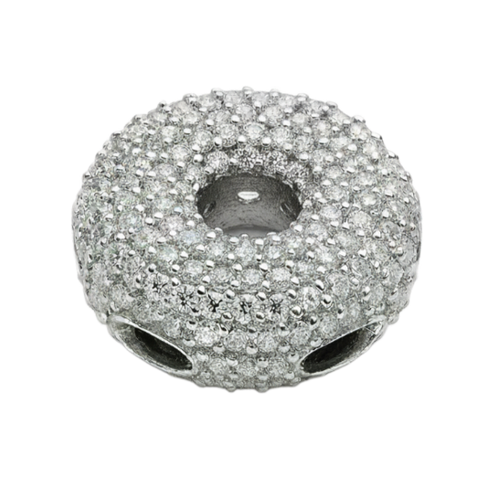 Zilveren Zee egel klein kettinghanger