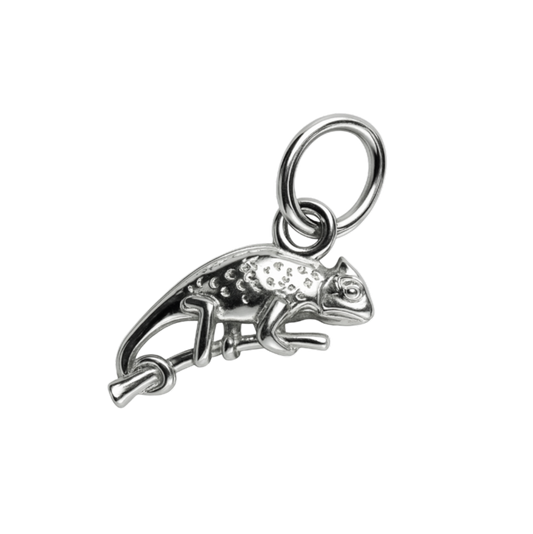 Zilveren Kameleon klein kettinghanger KHZ-5667