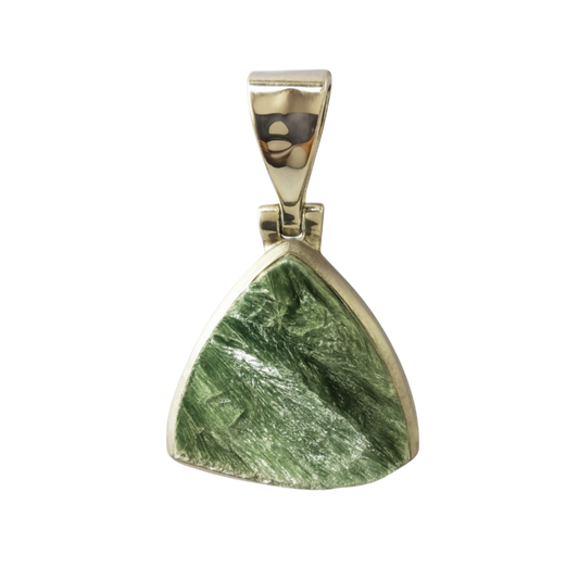 Zilveren Serafiniet ruw driehoek kettinghanger