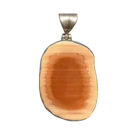 Zilveren Jasper Imperial vrije vorm edelsteen kettinghanger