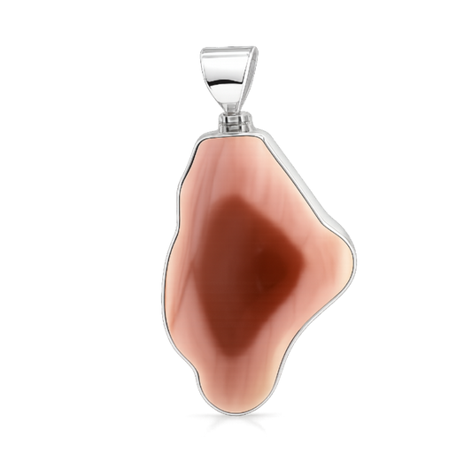 Zilveren Jasper Imperial vrije vorm XL2 edelsteen kettinghanger KHZ-5746