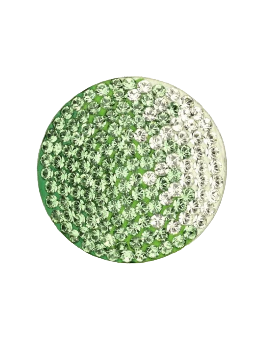 MY iMenso "fade green" with genuine swarovski stones 24mm insignia (925/rhod-plated) - discontinued