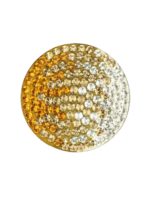 MY iMenso "fade topaz" with genuine swarovski stones 24mm insignia (925/rhod-plated) - uitlopend