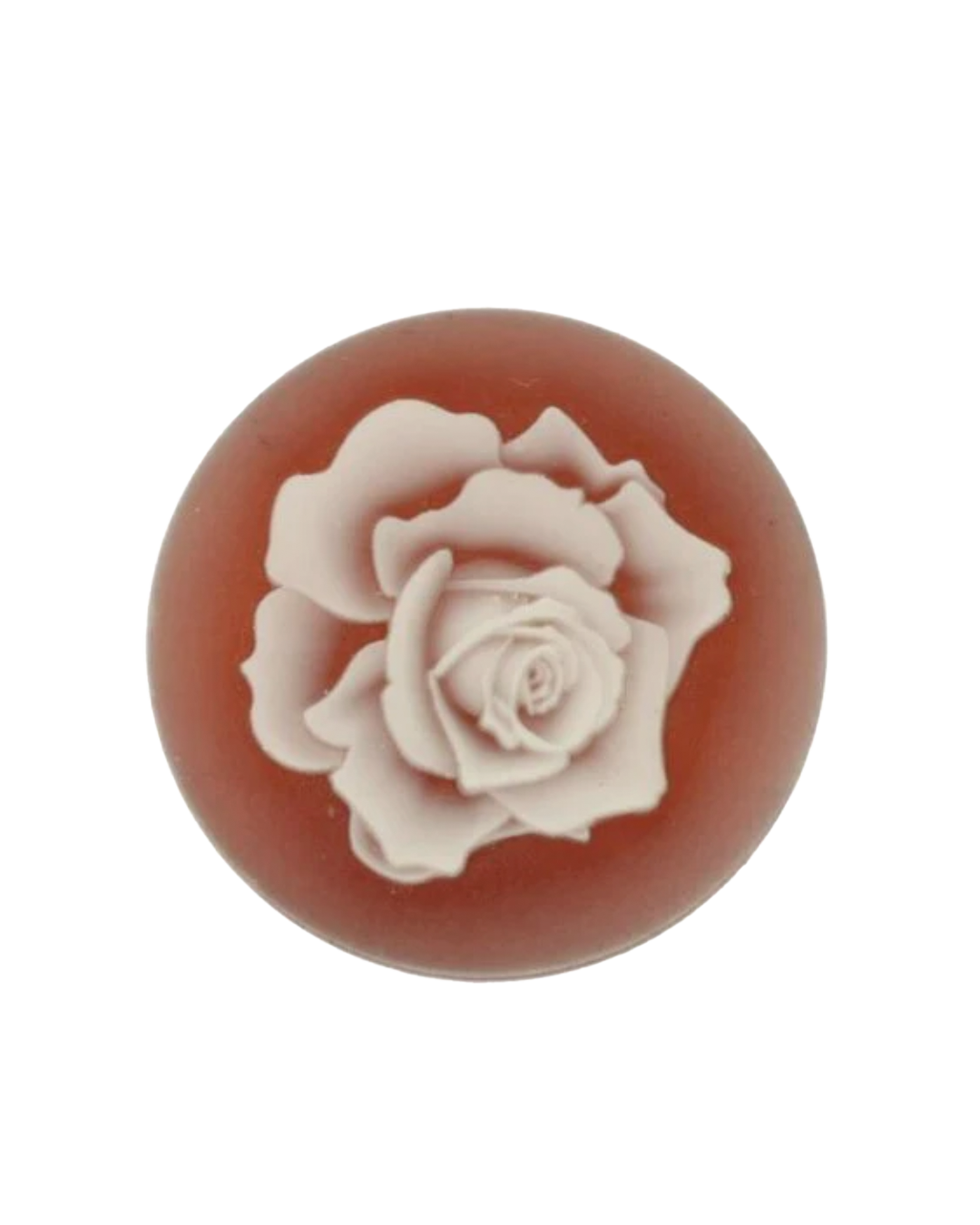 MY iMenso "rose" agate cameo 24mm insignia (red) - expanding